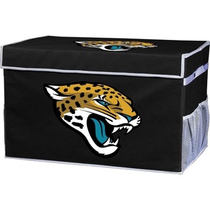 image:imageFranklin Sports NFL Storage Footlocker Bins  Large Folding Organizer Containers  NFL Team Office Bedroom  Living Room Dcor  Large  Small BinsJacksonville Jaguars