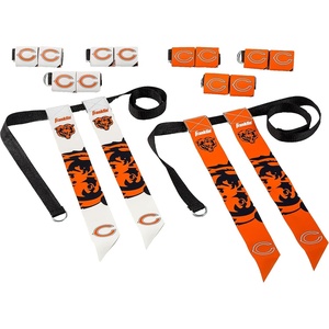 image:imageFranklin Sports NFL Team Flag Football Sets  Belts  Flags  Kids  Adults  Fits Up to 36 Waist  NFL LicensedChicago Bears
