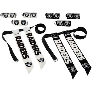 image:imageFranklin Sports NFL Team Flag Football Sets  Belts  Flags  Kids  Adults  Fits Up to 36 Waist  NFL LicensedLas Vegas Raiders