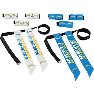 image:imageFranklin Sports NFL Team Flag Football Sets  Belts  Flags  Kids  Adults  Fits Up to 36 Waist  NFL LicensedLos Angeles Chargers