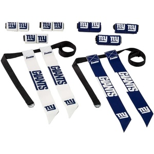 image:imageFranklin Sports NFL Team Flag Football Sets  Belts  Flags  Kids  Adults  Fits Up to 36 Waist  NFL LicensedNew York Giants