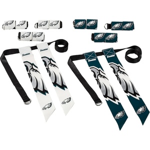 image:imageFranklin Sports NFL Team Flag Football Sets  Belts  Flags  Kids  Adults  Fits Up to 36 Waist  NFL LicensedPhiladelphia Eagles