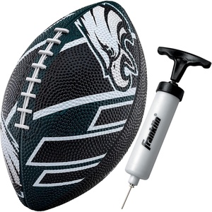 image:imageFranklin Sports NFL Team Footballs  Rubber Youth Mini Balls for All Teams  Kids 85 Football  Air Pump Sets  Official NFL LicensedPhiladelphia Eagles