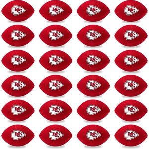 image:imageFranklin Sports NFL Team Stress Balls  Bulk Football Party 24 Pack  Squishy Stress Ball for Adults amp Kids  83MM  NFL Logo amp ColorKansas City Chiefs