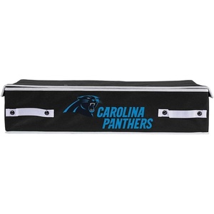 image:imageFranklin Sports NFL Under Bed Storage Bins  Folding Organizer Containers  NFL Team Office Bedroom  Living Room DcorCarolina Panthers