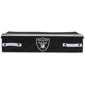 image:imageFranklin Sports NFL Under Bed Storage Bins  Folding Organizer Containers  NFL Team Office Bedroom  Living Room DcorLas Vegas Raiders