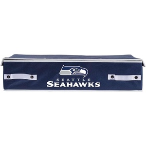 image:imageFranklin Sports NFL Under Bed Storage Bins  Folding Organizer Containers  NFL Team Office Bedroom  Living Room DcorSeattle Seahawks