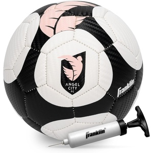 image:imageFranklin Sports NWSL Team Soccer Balls  Soccer Balls for Kids  Adults  Boys  Girls Soccer Balls  Official NWSL Team Soccer Ball  Available in Official Size 5 or Mini Size 1Angel City FC