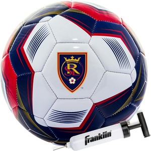 image:imageFranklin Sports Official MLS Team Soccer Balls  Official Size 5 Soccer Balls  Regulation Size  Weight Soccer Ball for Kids  Adults  Boys  Girls Soccer Ball  Air Pump IncludedReal Salt Lake 2