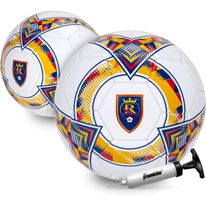 image:imageFranklin Sports Official MLS Team Soccer Balls  Official Size 5 Soccer Balls  Regulation Size  Weight Soccer Ball for Kids  Adults  Boys  Girls Soccer Ball  Air Pump IncludedReal Salt Lake