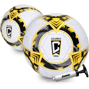 image:imageFranklin Sports Official MLS Team Soccer Balls  Official Size 5 Soccer Balls  Regulation Size  Weight Soccer Ball for Kids  Adults  Boys  Girls Soccer Ball  Air Pump IncludedColumbus Crew
