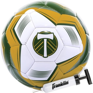 image:imageFranklin Sports Official MLS Team Soccer Balls  Official Size 5 Soccer Balls  Regulation Size  Weight Soccer Ball for Kids  Adults  Boys  Girls Soccer Ball  Air Pump IncludedPortland Timbers 2