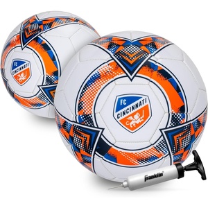 image:imageFranklin Sports Official MLS Team Soccer Balls  Official Size 5 Soccer Balls  Regulation Size  Weight Soccer Ball for Kids  Adults  Boys  Girls Soccer Ball  Air Pump IncludedCincinnati FC