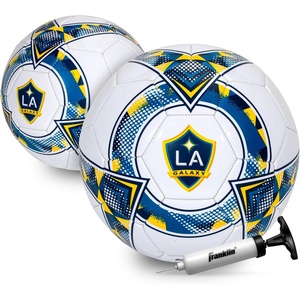 image:imageFranklin Sports Official MLS Team Soccer Balls  Official Size 5 Soccer Balls  Regulation Size  Weight Soccer Ball for Kids  Adults  Boys  Girls Soccer Ball  Air Pump IncludedLA Galaxy