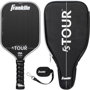 image:imageFranklin Sports Pro Pickleball Paddle Set  FS Tour Series Carbon Fiber Paddle Cover  Eraser  14mm  16mmGrey