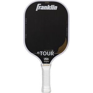 image:imageFranklin Sports Pro Pickleball Paddles  FS Tour Featherweight Series Lightweight Paddles  USA Pickleball Approved  Raw Carbon Fiber Surface  Dynasty  Tempo  12mm CoreTempo  White