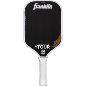 image:imageFranklin Sports Pro Pickleball Paddles  FS Tour Featherweight Series Lightweight Paddles  USA Pickleball Approved  Raw Carbon Fiber Surface  Dynasty  Tempo  12mm CoreDynasty  White