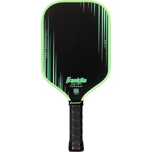 image:imageFranklin Sports Pro Pickleball Paddles  Signature Carbon Series T700 Carbon Fiber Surface  USA Pickleball USAPA Tournament Approved  13mm Polypropylene Core  PinkElongated  Green