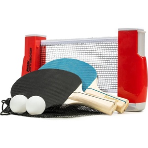 image:imageFranklin Sports Table Tennis to Go Portable Ping Pong Set  Table Top Ping Pong Net  2 Paddles  Ping Pong Balls Included  2 Players  PortableRed