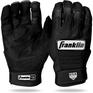 image:imageFranklin Sports USA Softball Womens Batting Gloves Fastpitch  Slowpitch Girls Gloves  Adult  Youth PairsBlack
