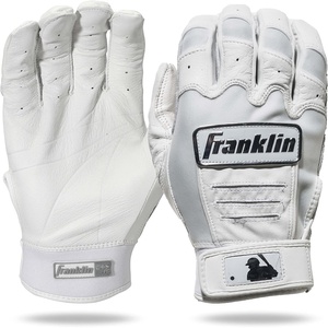 image:imageFranklin Sports USA Softball Womens Batting Gloves Fastpitch  Slowpitch Girls Gloves  Adult  Youth PairsChrome White  Fastpitch