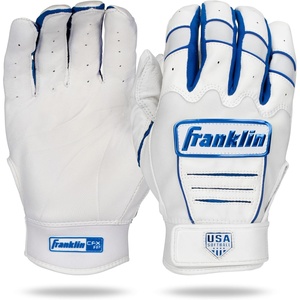 image:imageFranklin Sports USA Softball Womens Batting Gloves Fastpitch  Slowpitch Girls Gloves  Adult  Youth PairsWhiteRoyal