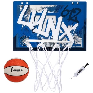 image:imageFranklin Sports WNBA Team Over The Door Basketball Hoops  Kids Indoor Mini Basketball Hoop  Ball Set  WNBA Fan Mini HoopsMinnesota Lynx