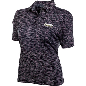 image:imageFranklin Sports Womens Pickleball Short Sleeve Polo Shirt  Womens Athletic Polos for Golf Pickleball Tennis  More  Relaxed Fit  Dry Lightweight Polo Shirt for Women  Pink  Black  Small
