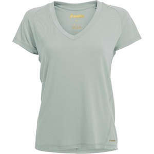 image:imageFranklin Sports Womens Womens Aloe Cross Back VNeck TShirt  Relaxed FitAloe