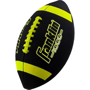 image:imageFranklin Sports Youth  Adult Footballs  Extra Grip 1000 Official Size Junior  Pee Wee Kids  1  12 PacksBlackOptic