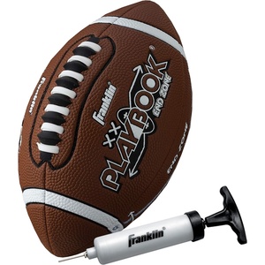 image:imageFranklin Sports Youth Football Playbook  Junior Football with Route Diagrams  Small Perfect for Peewee and YouthBrown