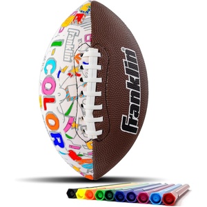 image:imageFranklin Sports iColor Kids Mini Balls  Custom Color Balls with Markers Included  Design Your Own Ball for Kids  Toddlers  Soccer Ball  FootballSmall Pack of 6