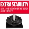 image:imageFranklin Sports 24847 MLB ProGrade Portable Tee  Diamond Hitting Drills TwistLock Height Control AllWeather Fiberglass Post HandRolled Rubber Top Elite Player Choice