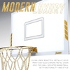 image:imageFranklin Sports Mini Basketball Hoop  Premium Gold Chrome Wall Mounted Backboard Mini Hoop with Rim  Net  Ball Included  Perfect Bedroom Accessory
