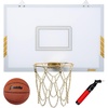 image:imageFranklin Sports Mini Basketball Hoop  Premium Gold Chrome Wall Mounted Backboard Mini Hoop with Rim  Net  Ball Included  Perfect Bedroom Accessory
