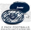 image:imageFranklin Sports NFL Indianapolis Colts Mini Soft Kids Footballs  2 Pack of Kids Indoor  Outdoor Soft Sport Balls  4 Inch Team Toy Footballs for Kids  NFL Youth Fan Shop