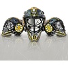 image:imageFranklin Sports NHL Team Logo Mini Hockey Goalie Mask with Case  Collectible Goalie Mask with Official NHL Logos and ColorsBoston Bruins