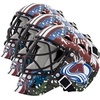 image:imageFranklin Sports NHL Team Logo Mini Hockey Goalie Mask with Case  Collectible Goalie Mask with Official NHL Logos and ColorsColorado Avalanche