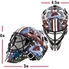 image:imageFranklin Sports NHL Team Logo Mini Hockey Goalie Mask with Case  Collectible Goalie Mask with Official NHL Logos and ColorsColorado Avalanche