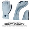 image:imageFranklin Sports MLB Powerstrap Infinite Batting Gloves  Carolina BlueNavy  Youth M