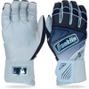 image:imageFranklin Sports MLB Powerstrap Infinite Batting Gloves  Carolina BlueNavy  Youth S