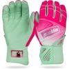 image:imageFranklin Sports MLB Powerstrap Infinite Batting Gloves  MintPink  Adult S
