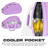 image:imageFranklin Sports Pickleball Pro Series Bag II  Court Backpack  Duffel Bag for Paddles Balls  Equipment StorageLilac