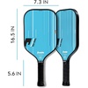 image:imageFranklin Sports Pro Pickleball Paddle  USAP Approved Paddle with MaxGrit Technology  Elongated Handle for Maximum ControlPro Player  Blue