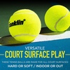 image:imageFranklin Sports Pressureless Tennis Balls  Official Size Low Pressure  Great for Training  Practice  Low Bounce  All Court Surface  Carry Bag Included12 Balls