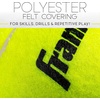 image:imageFranklin Sports Pressureless Tennis Balls  Official Size Low Pressure  Great for Training  Practice  Low Bounce  All Court Surface  Carry Bag Included12 Balls