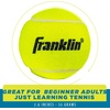 image:imageFranklin Sports Pressureless Tennis Balls  Official Size Low Pressure  Great for Training  Practice  Low Bounce  All Court Surface  Carry Bag Included12 Balls