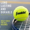 image:imageFranklin Sports Pressureless Tennis Balls  Official Size Low Pressure  Great for Training  Practice  Low Bounce  All Court Surface  Carry Bag Included12 Balls