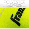 image:imageFranklin Sports Pressureless Tennis Balls  Official Size Low Pressure  Great for Training  Practice  Low Bounce  All Court Surface  Carry Bag Included18 Balls