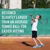 image:imageFranklin Sports Starter Tennis Balls  Pressureless Low Bounce for Beginners  Great for Training  Practice  3 Pack  All Court SurfaceRed